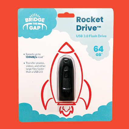 Rocket Drive: USB 3.0 Flash Drive