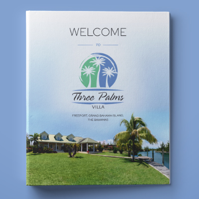 Three Palms Villa Informational Document & Business Card