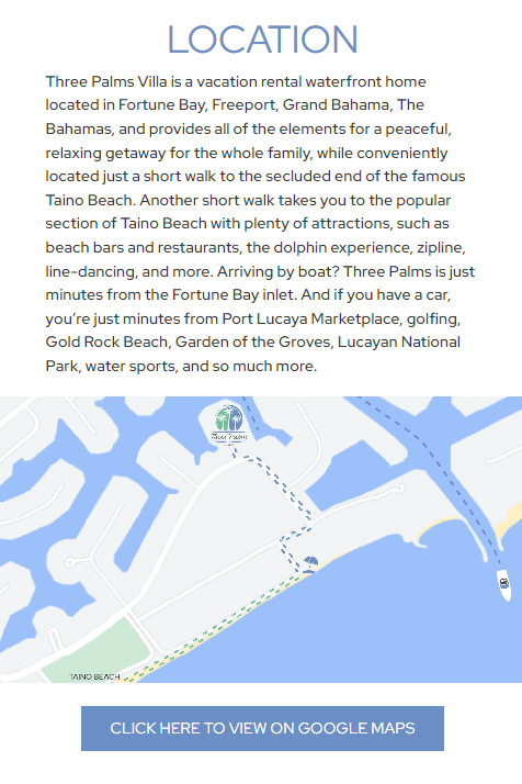 Three Palms Villa Location Map Mobile Still