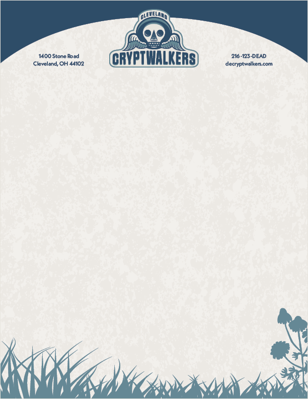 Cleveland Cryptwalkers Letterhead