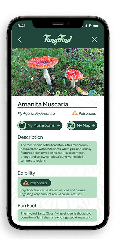 FungiFind Mushroom Profile