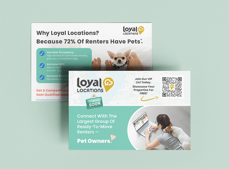 Loyal Locations Trade Show Card Mockup