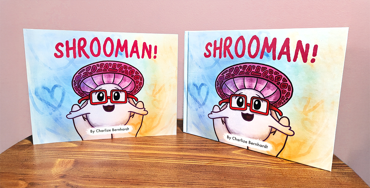 Shrooman! in Paperback and Hardcover editions