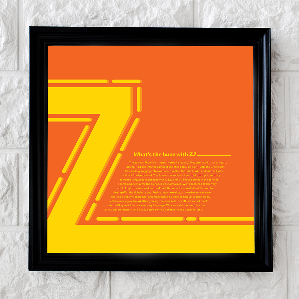 Letter Z Poster Mockup 1